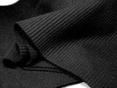 Kraftika 1ks 001 black elastické náplety 15x80cm, textilní galanterie