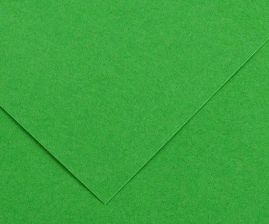 canson Jemně texturovaná čtvrtka 30x30cm zářivá zelená colorline