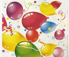 Umton Ubrousek narozeninové balónky, efco, 33x33cm