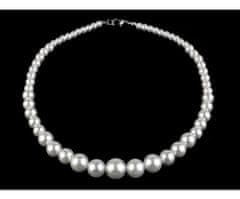 Kraftika 3ks ílá mléčná perlový náhrdelník