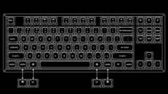 Keychron K8 Pro QMK/VIA mechanická klávesnice LED Brown Gateron Hot-Swap K8P-G3