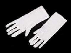 Kraftika 1pár 22-23cm bílá společenské rukavice dámské, módní doplňky