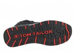 Tom Tailor Pánské kotníkové tenisky 4282402 Black (Velikost 41)