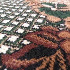 4sleep Kusový koberec ALFA zelený 01 Zelená 150x210 Květiny Do 0,9cm ALFA 30/30/150