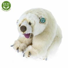Rappa Plyšový lední medvěd sedící 43 cm eco-friendly