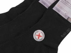 Kraftika 3pár (vel. 43-46) černá pánské bavlněné ponožky se