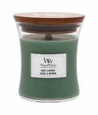 Woodwick 85g sage & myrrh, vonná svíčka