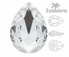 Izabaro 4ks crystal crystal 001 hruška slza fancy kamenné
