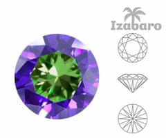 Izabaro 10ks crystal vitrail medium 001vm round brilliant