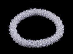 Kraftika 1ks crystal náramek / gumička z broušených korálků