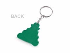 Kraftika 1ks zelená pastelová přívěsek na klíče a batoh
