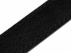 Kraftika 1ks (120 cm) černá pánský kožený pásek šíře 3,7 cm