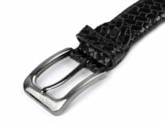 Kraftika 1ks (125 cm) černá pánský kožený pásek šíře 2,8 cm