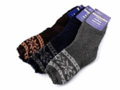 Kraftika 3pár (vel. 43-47) mix pánské ponožky froté, ponožky