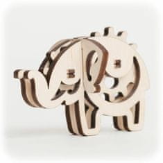 Kraftika Dřevěné 3d puzzle slon