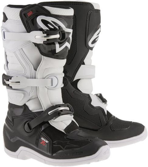 Alpinestars boty TECH 7 S dětské černo-bílé