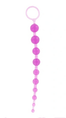 TOYJOY 10 análních kuliček fialové