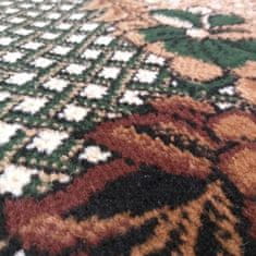 4sleep Běhoun koberec ALFA 01 zelený 60 Květiny 1cm až 1,9cm ALFA 30/30/60 Zelená