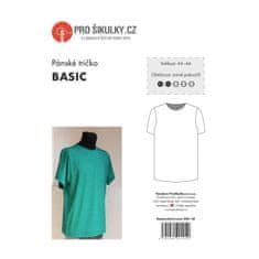 Prošikulky Střih pánské tričko BASIC | 44-66 - Česky