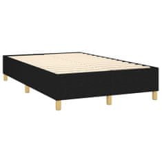 Petromila Box spring postel s matrací černá 120x200 cm textil