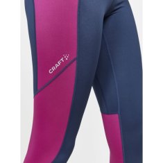 Craft Kalhoty ADV Essence Warm Tights modrá s růžovou L