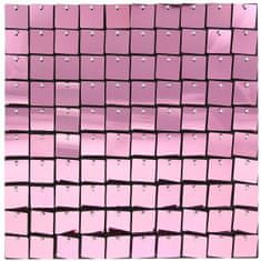 GoDan Panel dekorační, růžový 30 x 30 cm 100 čtverců