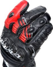 Dainese Moto rukavice DRUID 4 černo/lava červené/bílé M
