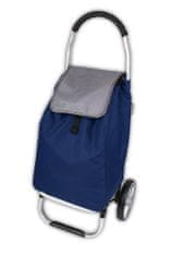 HomeLife Nákupní taška na kolečkách CARRY 53 litrů modrá, samostatně