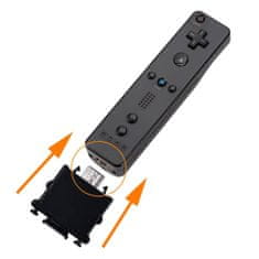 Northix Motion Plus Adaptér pro Nintendo Wii Remote – černý 