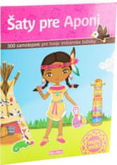 Julie Camel; Charlotte Segond-Rabilloud: Šaty pre Aponi - 300 samolepiek pre tvoje indiánske bábiky
