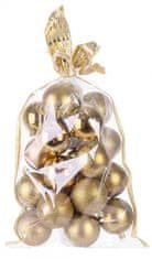 MAGIC HOME Koule 20 ks, 6 cm, zlaté, na vánoční stromeček