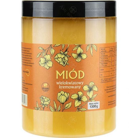 Ami Honey Med přírodní květový pastový Pilorožka 1300 g