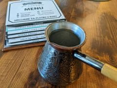 Shiv Shakti Enterp.  Měděná džezva na tureckou kávu Ibrik 390 ml 