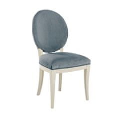 Taranko Rustikální jídelní židle Krzeslo LA-16 - modrá / kašmír Lagos