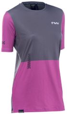 Northwave Dámský dres Xtrail 2 Woman Jersey Short Sleeve Dark Grey/Pink vel.: M