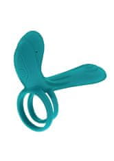 Xocoon XoCoon Couples Vibrator Ring (Green), stimulační penis kroužek s vibrací