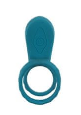 Xocoon XoCoon Couples Vibrator Ring (Green), stimulační penis kroužek s vibrací