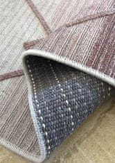 4sleep Kusový koberec HYPNOTIK hnědý Hnědá HYPNOTIK 20/20/150 80x150 Do 0,9cm Geometrické tvary