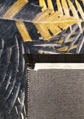 4sleep Kusový koberec BLACK&GOLD 01 Černá 180x280 Listy Do 0,9cm BLACK and GOLD 40/40/140