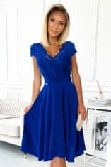 Numoco Dámské šaty 381-3 LINDA - NUMOCO královská modrá S