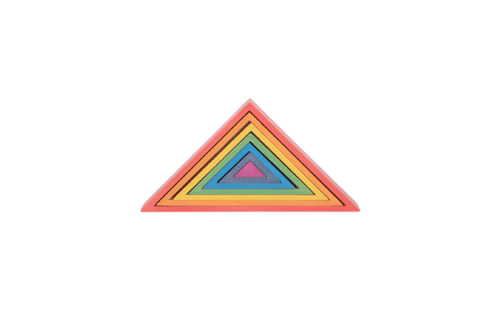 TickIt Duha trojúhelníky / Rainbow Architect Triangles