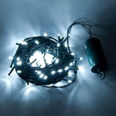 DecoLED DecoLED LED osvětlení na baterie - 10,2 m, 100 ledově bílých diod