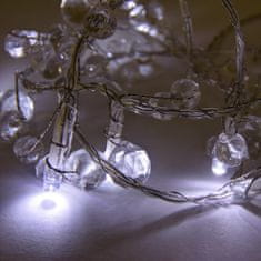 DecoLED DecoLED LED světelný řetěz, krystalky, 1,3m