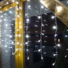 DecoLED DecoLED LED světelná záclona HOBBY LINE - 2x1m, ledově bílá, 100 diod