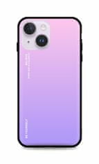 TopQ Kryt LUXURY iPhone 14 pevný duhový růžový 82495