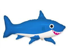 Flexmetal Fóliový balónek supershape Žralok modrý