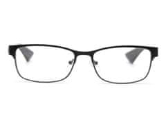 KN Černé dioptrické brýle na čtení s nosními opěrkami Dioptrie: +3.0