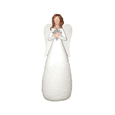 KN Socha anděla s hnědými vlasy (23 cm) Varianty: A