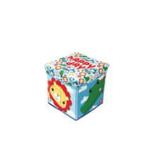 Arditex FISHER-PRICE Úložný box s víkem / taburetka 2v1, HAPPY DAY, FP10300