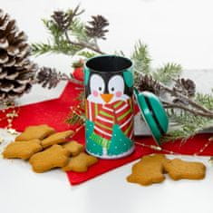 Excellent Houseware Krabička Na Cukroví Perníkové Koření Vánoční Tučňák